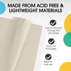 Party Solids Ivory Tissue Paper for Gift Bags 15" X 20" 480 Sheets - Image 3
