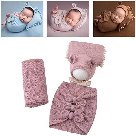 Newborn Baby Boy Girl Photography Props Set of 4 Pcs - Image 3