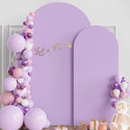 Wokceer Arch Backdrop Cover 7.2FT, 6FT Lavender Arch Covers Stretchy - Image 3