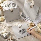 Feifeiya 30 Pcs Small Champagne Gift Bags with Ribbon Handle - Image 5