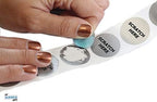 My Scratch Offs 1 in Silver Round Scratch Here Stickers, 1000 Pack - Image 3