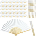 50pcs White Paper Hand Fans Bulk – Bamboo Folding Fan, Hand Fan Foldable, Chinese Fan|Fans in Bulk, Wedding Fans, Paper Fans Bulk, Bulk Fans, Abanicos de mano para fiesta – Wedding Favors for Guests. by Unknown