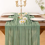 Cheesecloth Table Runner Fall Boho Wedding Birthday Party Home Decor - Image 5