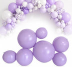 Reusable Inflatable Balloon Garland Arch Kit, Linked PVC Balloons (Purple) by Unknown