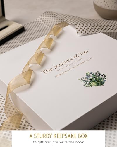 Baby Memory Book, First 5 Years, Botanical Baby Journal and Keepsake - Image 3