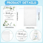 60 Sets Baby Shower Favors for Guests Acrylic Shot Glasses Boy Girl Theme Party Gift with Clear Shot Glasses Thank You Card Organza Bag Tea Party Favor Thank You Gifts for Gender Reveal(Boy) - Image 3