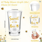 Pickmesh 25 Set Bee Baby Shower Favor Shot Glass Bottle Opener Keychain - Image 2