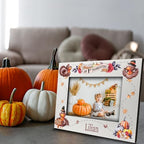 BELLA BUSTA- Personalize Baby First Year Memory Keepsake Picture Frame-Nursery Decor (1st Thanksgiving (5x7 Horizontal)) - Image 3