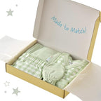 Butterblu Check Me Out 6-Piece Baby Layette Gift Set 100% Organic Cotton - Image 2