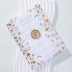 UNIQOOO 50 Pack Blur Wildflower Pre-Folded Vellum Jackets &UNIQOOO Wax Seal Stickers - Baby‘s Breath - Image 4