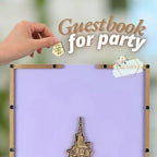 Quinceanera Guest Book Alternative, Drop Box Frame, Princess Sweet 16 XV - Image 2