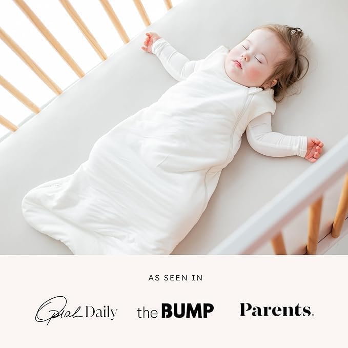 KYTE BABY Sleep Bag 1.0 TOG, Rayon Made From Bamboo Wearable Blanket, Dual Zipper For Infants And Toddlers Nursery Essentials - Image 5