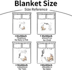 Personalized Baby Monthly Milestone Blanket Boy or Girl - Sleep Bear Months Blanket with Wood Frame and Newborn Wooden Sign - Growth Chart Milestone Blanket 1-12 Month Milestones - Image 7