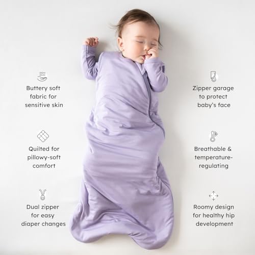 KYTE BABY Sleep Bag 1.0 TOG, Rayon Made From Bamboo Wearable Blanket, Dual Zipper For Infants And Toddlers Nursery Essentials - Image 3