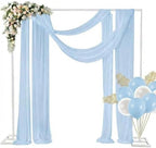 8.2FT Square Wedding Arch, Metal Backdrop Stand for Ceremony Decor, Adjustable Rectangular Arch Frame for Baby Shower, Birthday Party & Anniversary by BouPower