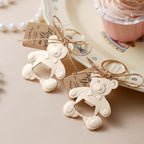 Bottle Openers Baby Shower Return Favors for Guests Cute Bottle Opener Decorations and Souvenirs with Organza Bags Tags for Theme Party Favors (Retro Style,73 pieces) (Teddy bear) - Image 4