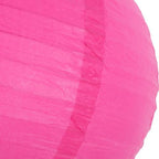 12pcs Pink Round Paper Lanterns - Hanging Decorative Lanterns for Valentine Day - Party Lamp Decoration for Day Wedding Birthday Baby Bridal Shower - Image 3
