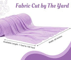 Pack of 15 Yard Chiffon Drapery Fabric, 60" Wide, Multiuse - Orchid - Image 2