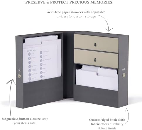 Savor Custom Baby Loss Keepsake Organizer | Remembrance Box for Angel Pregnancy or Infant Loss - Image 3