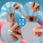 VioraWhite 24 Pcs Hot Air Balloon with Hanging Clouds Classroom Ceiling Decor Hot Air Balloon Clouds for Room Ceiling Hanging Decorations for Classroom Birthday Baby Shower Preschool Kindergarten - Image 3
