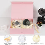 Large Gift Boxes with Lids 5 Pcs 13X9X4 In Pink Magnetic Gift Box Large - Image 2