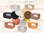 Personalized Wedding Card Box Holder - Rustic Wedding Decorations for Ceremony Outside - Wooden Card Box for Wedding Party Decorations, Birthday, Bridal Shower - Decorative Boxes Variety of 7 Colors - Image 2