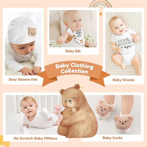 New Mom Gifts for Women, Top Pregnancy Gifts with Mom and Dad Tumbler Set for First Time Moms, Expecing Parents to Be, Gender Reveal, Baby Shower, Best Baby Gifts for Boys Girls Neutral - Image 7