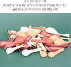 DIY Doubled Layer Cream Peach Apricot Balloons Garland Retro Pink Ballon Kit Chrome Rose Gold Globos Wedding Birthday Baby Shower Party Decor - Image 5