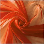 95 Yard Organza Fabric 44" Wide for Wedding Event Décor - Orange - Image 4