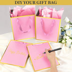 Addblu 50 Pack Bulk Luxury Gift Bags with Handles & 50 Tissue Papers - Image 4
