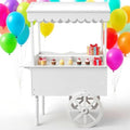 Cordova Candy Cart,Solid Wood Vintage Dessert Cart with Shelf & Wheels for Candy & Dessert Display, Display Stand with 100 Balloons, Easy to Assemble for Parties, Birthdays, Weddings, Bar by Unknown