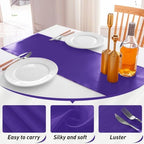20 Pack Satin Table Runner 12 X 108 Inch Silk Table Runner for Party,Wedding, Birthday, Banquets,Decoration(Purple) - Image 3