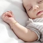 Baby Baptism Bracelet with Cross - Baptism Gifts for Girl - Image 4
