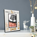 BELLA BUSTA- Personalize Baby First Year Memory Keepsake Picture Frame-Nursery Decor (1st New Year (5x7 Vertical)) - Image 2