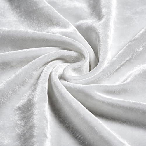 GLORY SEASON Velvet Tablecloth Luxurious Solid Rectangle Table Cloth,Oblong Retro Farmhouse Ruffle Tablecloths Washable Table Cover for Party Wedding Baby Shower Kitchen Dinning Tabletop Decoration - Image 5