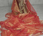50 Yard Organza Fabric 44" Wide for Wedding Event Décor - Orange - Image 3
