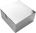 100 4 x 4 x 2" Silver Cake Wedding Favors Boxes with Tuck Top for Wedding Party Birthday Candy Gifts Decorations by BalsaCircle