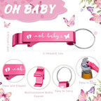 Blushtier 25 Sets Baby Shower Shot Glass Bottle Opener, Butterfly - Image 3
