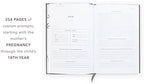 Promptly Journals, A Complete Childhood History: From Pregnancy to 18 Years Old (Blush Pink, Leatherette) | Baby Book and Pregnancy Journal | Baby Memory Book - Image 3