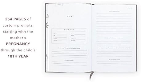 Promptly Journals, A Complete Childhood History: From Pregnancy to 18 Years Old (Blush Pink, Leatherette) | Baby Book and Pregnancy Journal | Baby Memory Book - Image 3