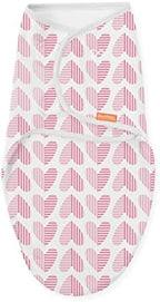SwaddleMe Original Swaddle - Size Small/Medium, 0-3 Months, 3-Pack (Baby Hearts) Easy to Use Newborn Swaddle Wrap Keeps Baby Cozy and Secure and Helps Prevent Startle Reflex - Image 3
