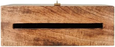 Wooden Wedding Card Box with Lock and Card Slot for Reception, Party W1 - Image 6