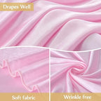 Big Pink Bow Backdrop Large Pink Bow Decor Gift Bows Birthday Decorations 48x24x120 Inches Giant Bow Birthday Party Backdrop for Wedding Baby Shower Photography Coquette Room Decor - Image 5