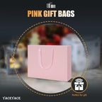 YACEYACE Pink Gift Bags Bulk, 20 Pack Pink Gift Bags with Handles - Image 3