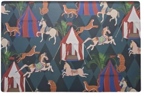 Paper Placemats Design – Circus Royale Vintage Carousel – Malabar Home by Unknown