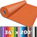 PerkHomy 36" x 2,400" (200') OrangeRed Kraft Paper Roll for Craft Bulletin Board Paper Art Table Covering Crafting Gift Wrapping Bouquet Packing Parcel 80GSM 55LB (OrangeRed, 36" x 200') by PerkHomy