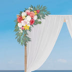 Finphoon Hot Pink Wedding Arch Flowers Set of 2 - Image 7