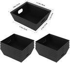Gift Baskets Empty, 10 Pack Black Baskets for Gifts, Raffle Basket Kit - Image 4