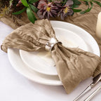 Cheesecloth Napkins Nude Cloth Napkins Bulk Table Napkin,Set of 50 - Image 3