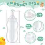 Tessco for you 2 Pcs 15in Jumbo Baby Bottle Bank Baby Shower, White - Image 2